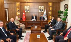 Adıyaman Valisi Abdullah Küçük Gölbaşı Kaymakamlığı'nı ziyaret etti