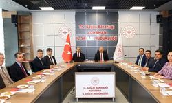 Vali Abdullah Küçük'ten İl Sağlık Müdürlüğü'ne ziyaret