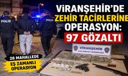 Viranşehir’de Zehir Tacirlerine Operasyon: 97 Gözaltı