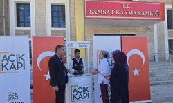 Açık Kapı Ekibi Samsat'ta vatandaşlarla buluştu