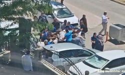 Adıyaman Adliyesi Önünde İki Grup Birbirine Girdi