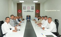 Adıyaman Milli Eğitim Müdürlüğünde değerlendirme toplantısı