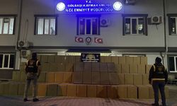 Adıyaman'da bandrolsüz sigara ele geçirildi