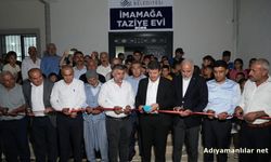 Adıyaman'da İmamağa Taziye Evi Vatandaşların Hizmetinde