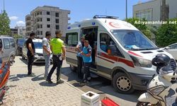 Adıyaman'da kontrolden çıkan motosiklet devrildi: 2 yaralı