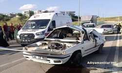 Adıyaman'da Takla Atan Otomobilde 1 Kişi Yaralandı