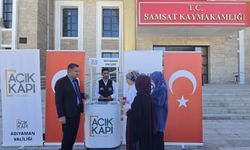 Açık Kapı Şube Müdürlüğü Samsat'ta stant açtı