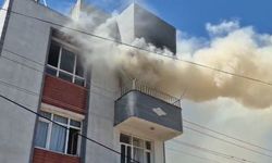 Adıyaman'da Apartman Dairesinde Yangın Paniği