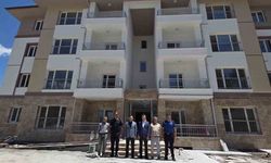 Kaymakam Algın ve Başsavcı Duran, adliye lojmanlarında incelemelerde bulundu