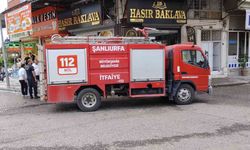 Şanlıurfa Siverek'te İş Yerinde Yangın Paniği