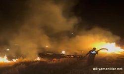 Adıyaman Börgenek Köyü Yakınlarında Anız Yangını