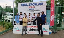 Bostanlı Ortaokulu'ndan Bocce'de Türkiye ikinciliği