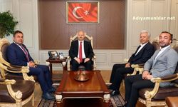 Gölbaşı, Köseceli Ve Şambayat Başkanlarından Vali Küçük'e Ziyaret
