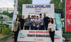 Körgüden Ortaokulu'ndan Bocce'de Türkiye üçüncülüğü