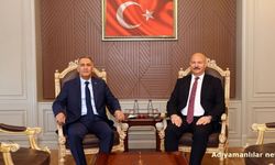 Eski Vali Mahmut Çuhadar'dan Vali Küçük'e Ziyaret