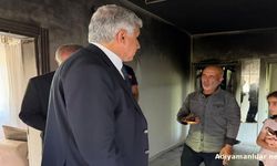Başkan Hallaç'tan Yangınzede Aileye Destek