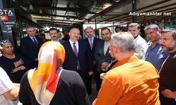 Adıyaman Valisi Küçük Balıkesir Çarşısı'nda Esnafla Buluştu