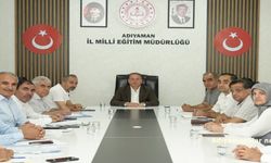 Adıyaman'da Eğitim Çalışmaları Masaya Yatırıldı