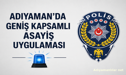 Adıyaman Polisinden Kent Genelinde Dev Asayiş Uygulaması