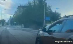Adıyaman'da Trafikte Tehlikeli Makas Kameraya Yansıdı