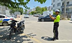 Adıyaman'da Kavşakta Motosiklet Kazası