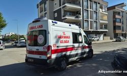 Adıyaman'da Motosiklet Devrildi Sürücü Yaralandı