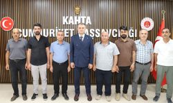 Kahta Gazeteciler ve Yazarlar Cemiyeti'nden Cumhuriyet Başsavcısı Atalay'a hayırlı olsun ziyareti