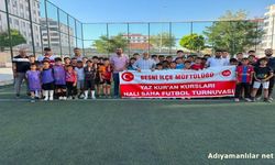 Besni'de Yaz Kur'an Kursları Futbol Turnuvası Başladı