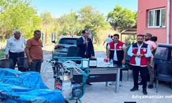 Gerger'de Üreticilere Süt Sağım Makinesi Desteği