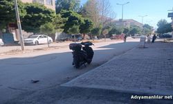 Gölbaşı'nda Elektrikli Bisiklet Devrildi 1 Yaralı