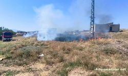 Hafriyat Kamyonu Elektrik Tellerini Kopardı Yangın Çıktı