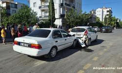 Yeni Mahalle'de İki Otomobil Çarpıştı 1 Yaralı