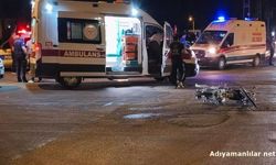 Yeni Mahalle'de Otomobil İle Motosiklet Çarpıştı 1 Yaralı
