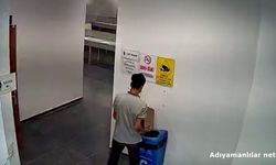 Adıyaman'da Kadınlar Tuvaletindeki Hırsızlık Kamerada