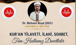 Adıyaman’da Mevlid Kandili Programı Meydan Camii’nde