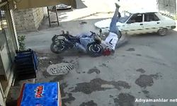 Adıyaman'da Otomobille Çarpışan Motosikletli Havaya Fırladı