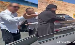 Adıyaman'da Trafikte Yol Verme Tartışması Kamerada