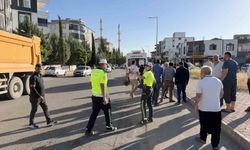 Devrilen motosikletin sürücüsü yaralandı