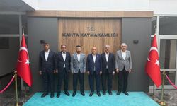 AK Parti Heyetinden Kahta Kaymakamı Soysal'a ziyaret