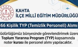 Kahta'da 166 kişilik TYP başvuruları 27 Ağustos'ta başlayacak