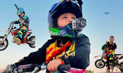 Kahta'nın minik motocrossçusu Rüzgar pistlere hazırlanıyor