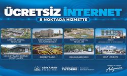 Adıyaman’da Ücretsiz İnternet 8 Noktada Hizmette