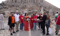 Adıyaman'da Nemrut'un zirvesinden çocuk felcine son mesajı