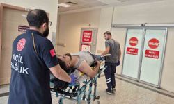 Kontrolden çıkan otomobil istinat duvarına çarptı: 1 yaralı