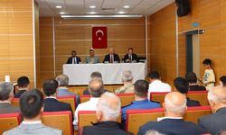 Vali Abdullah Küçük ve Milletvekili Şan, Gergerli muhtarlarla buluştu