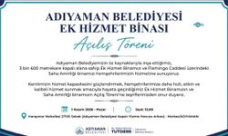 Adıyaman Belediyesi'nden öz kaynaklarla 3 bin 600 metrekarelik hizmet binası