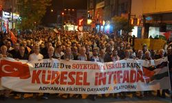 Adıyaman'da Aksa Tufanı'nın 3. yılı yürüyüşüne binlerce kişi katıldı