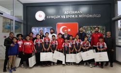 Adıyamanlı güreşçiler ödüllendirildi