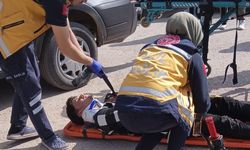 Gölbaşı'nda iki otomobil çarpıştı: 1 yaralı
