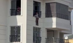 Adıyaman'da güvenlik önlemi almadan metrelerce yüksekte çalıştı